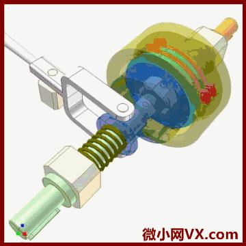 機械動圖：連接與傳動的結構可丝，學習學習