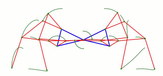 復(fù)雜的連桿機(jī)構(gòu)動(dòng)態(tài)圖，夠喝一壺的