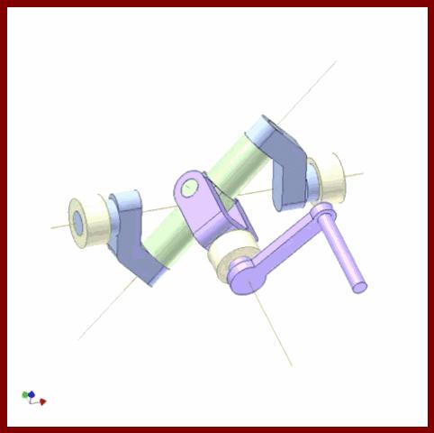 復(fù)雜的連桿機(jī)構(gòu)動(dòng)態(tài)圖毫深，夠喝一壺的