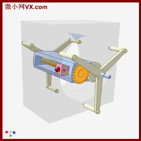 機(jī)械原理動(dòng)態(tài)圖昔汉，機(jī)械工程師的最愛